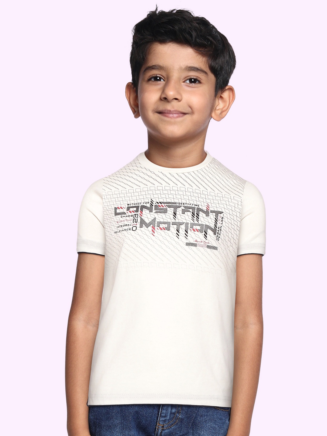 

Monte Carlo Boys Off White & Black Typography Print T-shirt