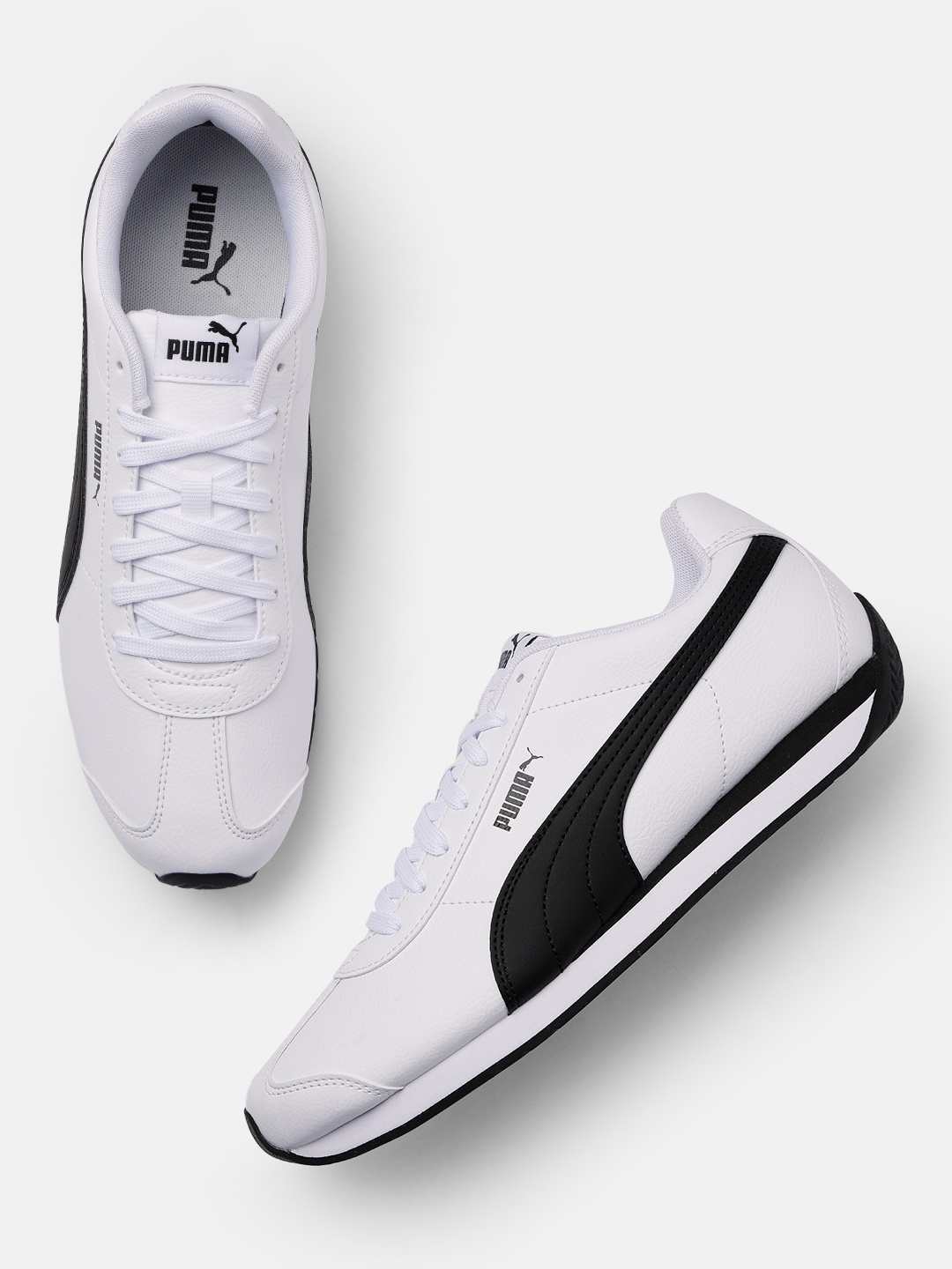 

Puma Men White Turin 3 Sneakers