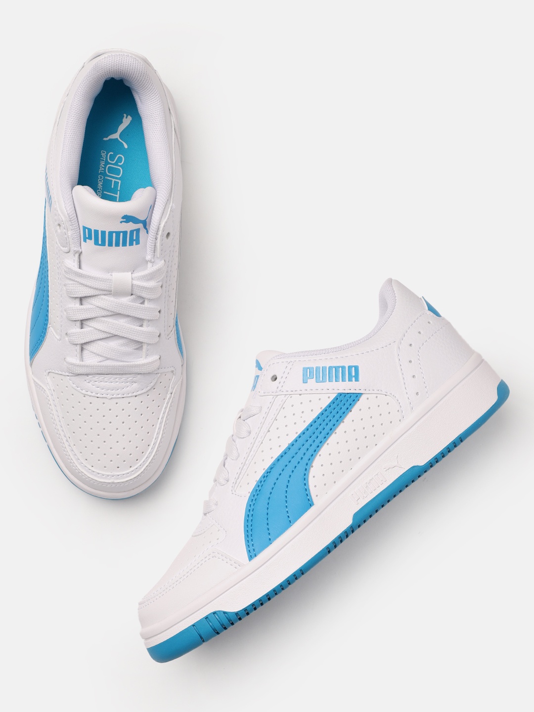 

Puma Men White Solid Sneakers