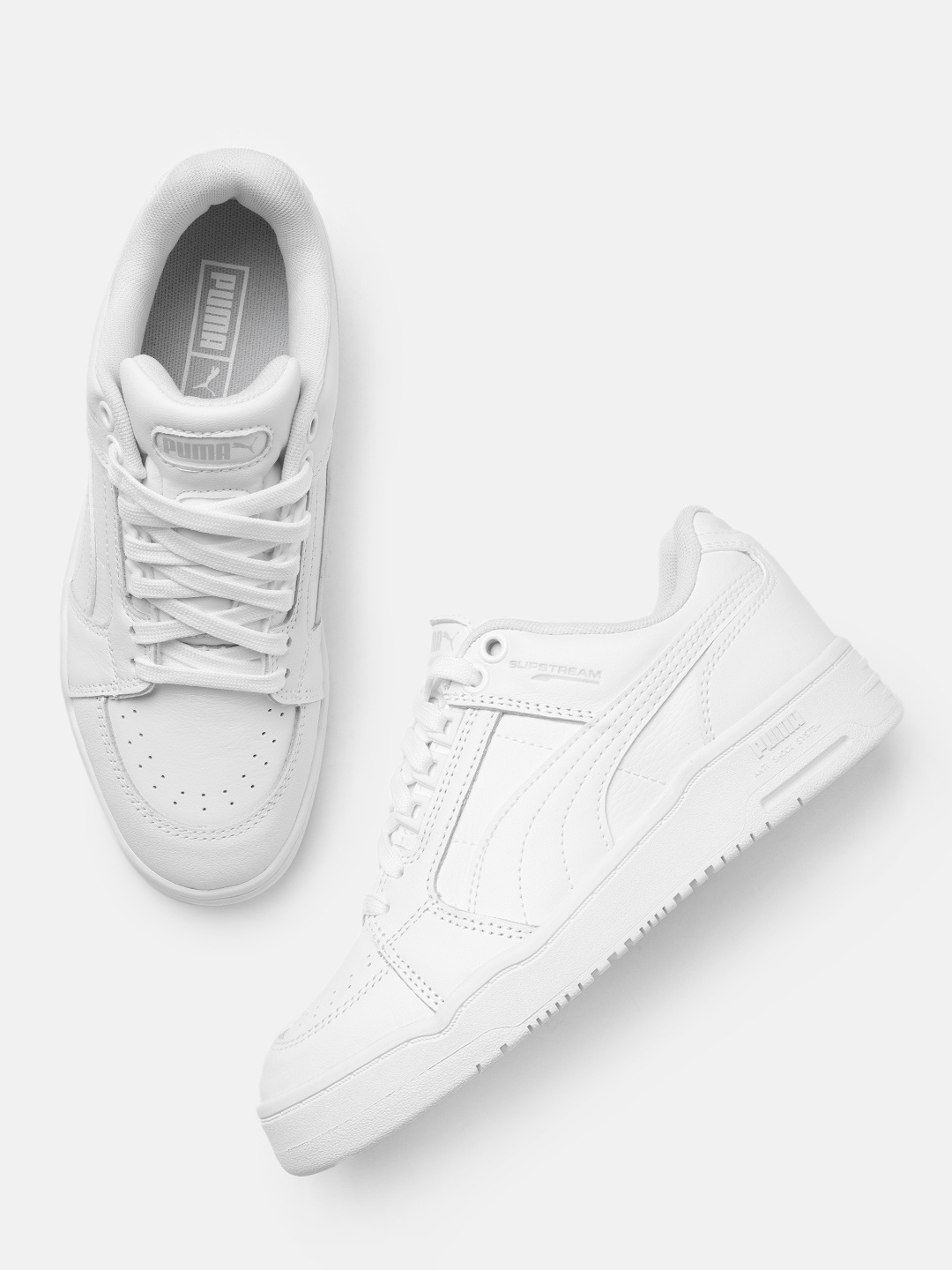 

Puma Men White Slipstream Lo Sneakers