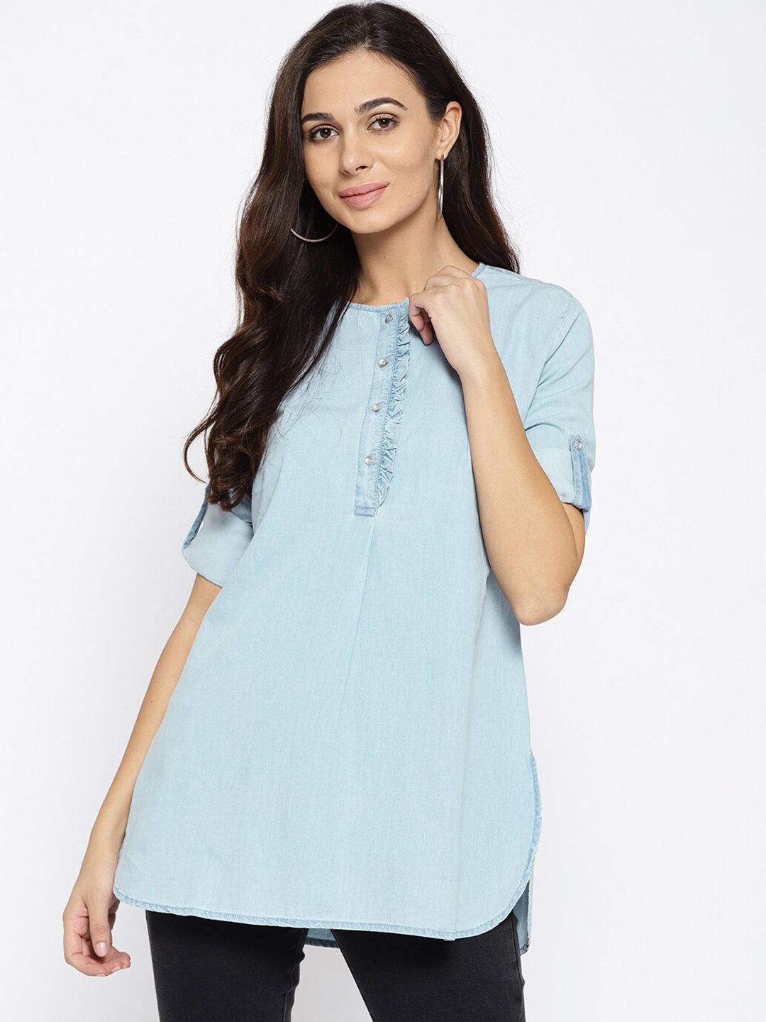 

Xpose Blue Denim Tunic
