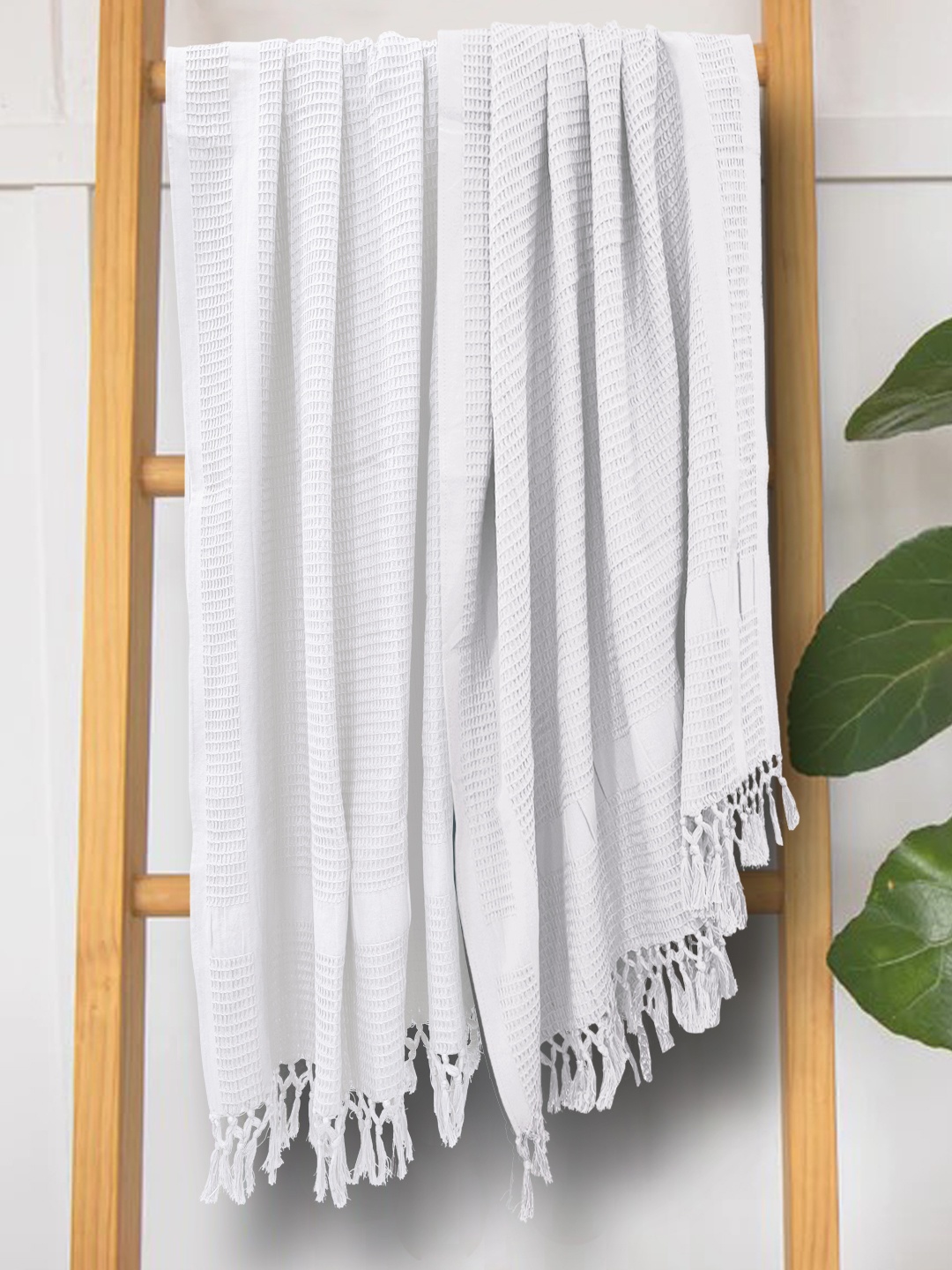 

BIANCA Set of 2 Cotton Bath Towels, White