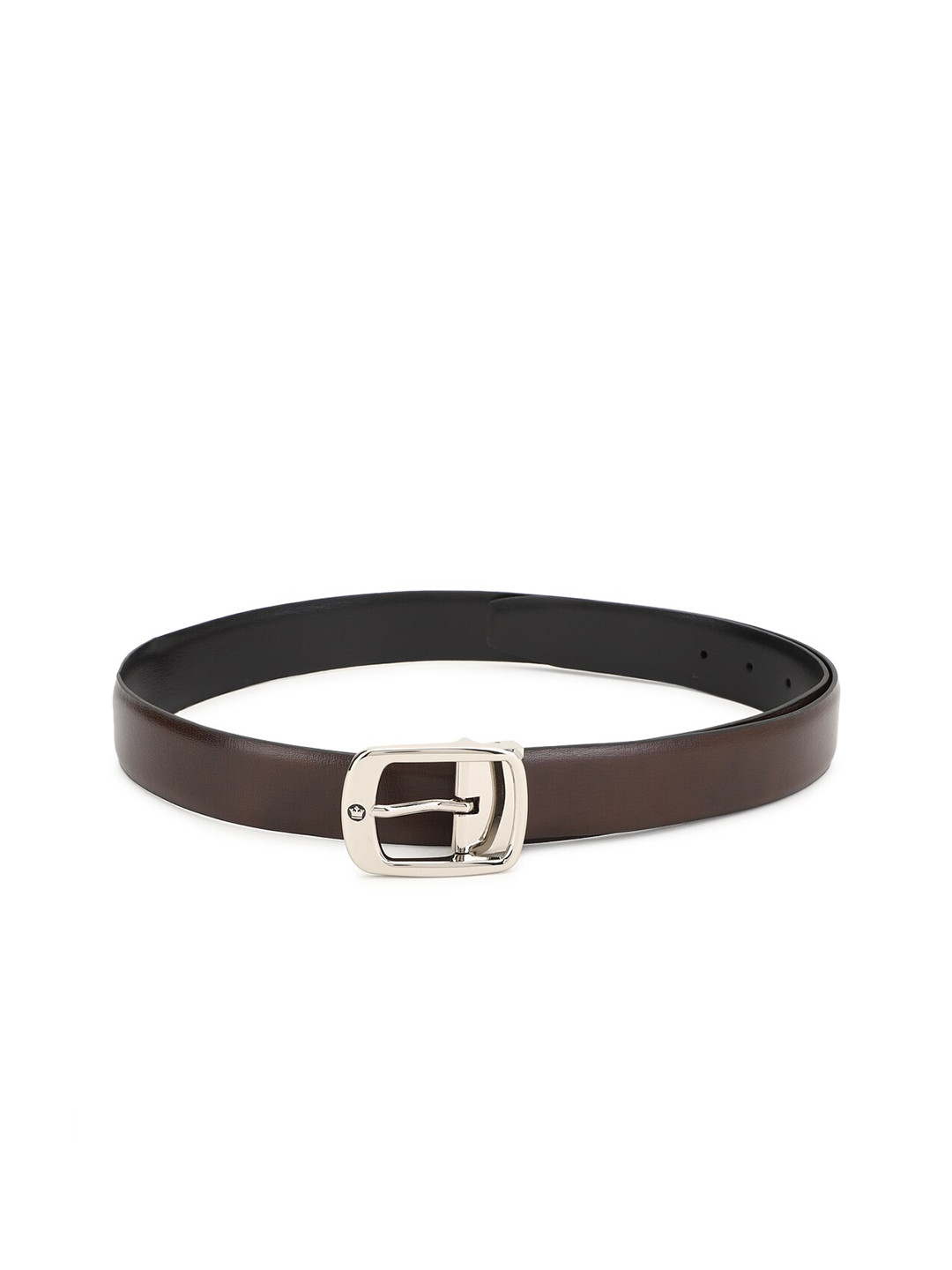 

Louis Philippe Men Brown Textured Genuine Leather Formal Belt