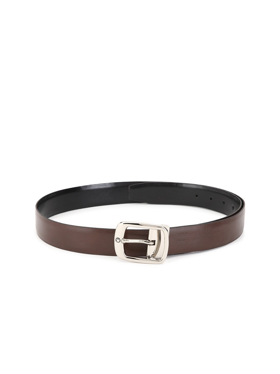 

Louis Philippe Men Brown Textured Leather Formal Belt