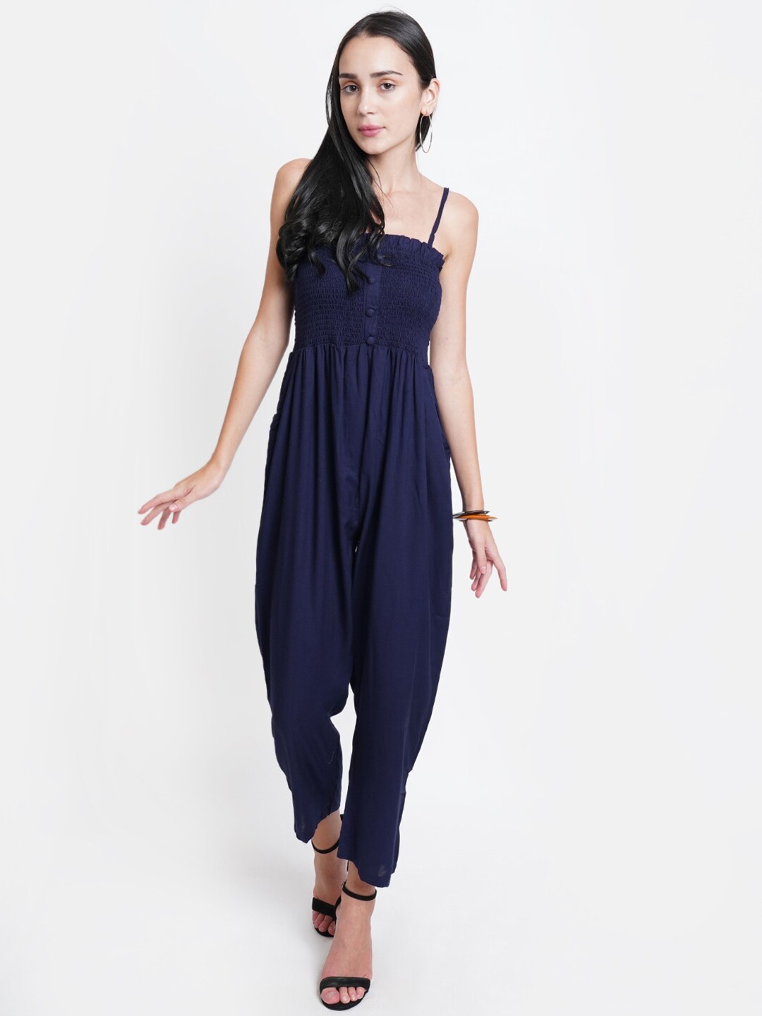 

Purple State Women Navy Blue Basic Jumpsuit