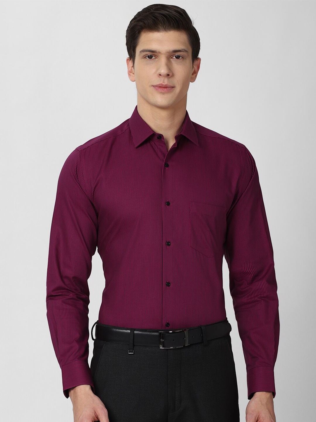 

Van Heusen Men Purple Formal Shirt
