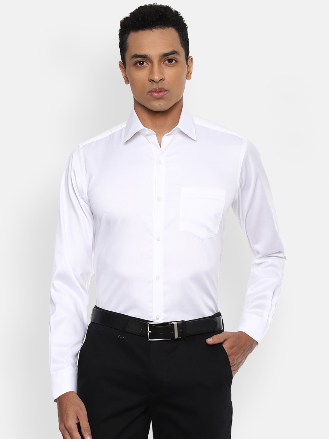 

Van Heusen Men White Formal Shirt