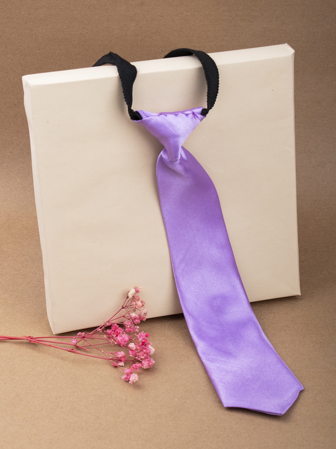 

Arendelle Boys Purple Satin Adjustable Skinny Tie