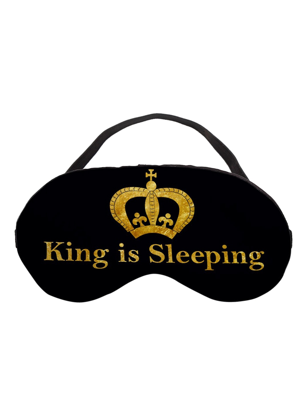 

Ferosh Black King is Sleeping Printed Eye Mask