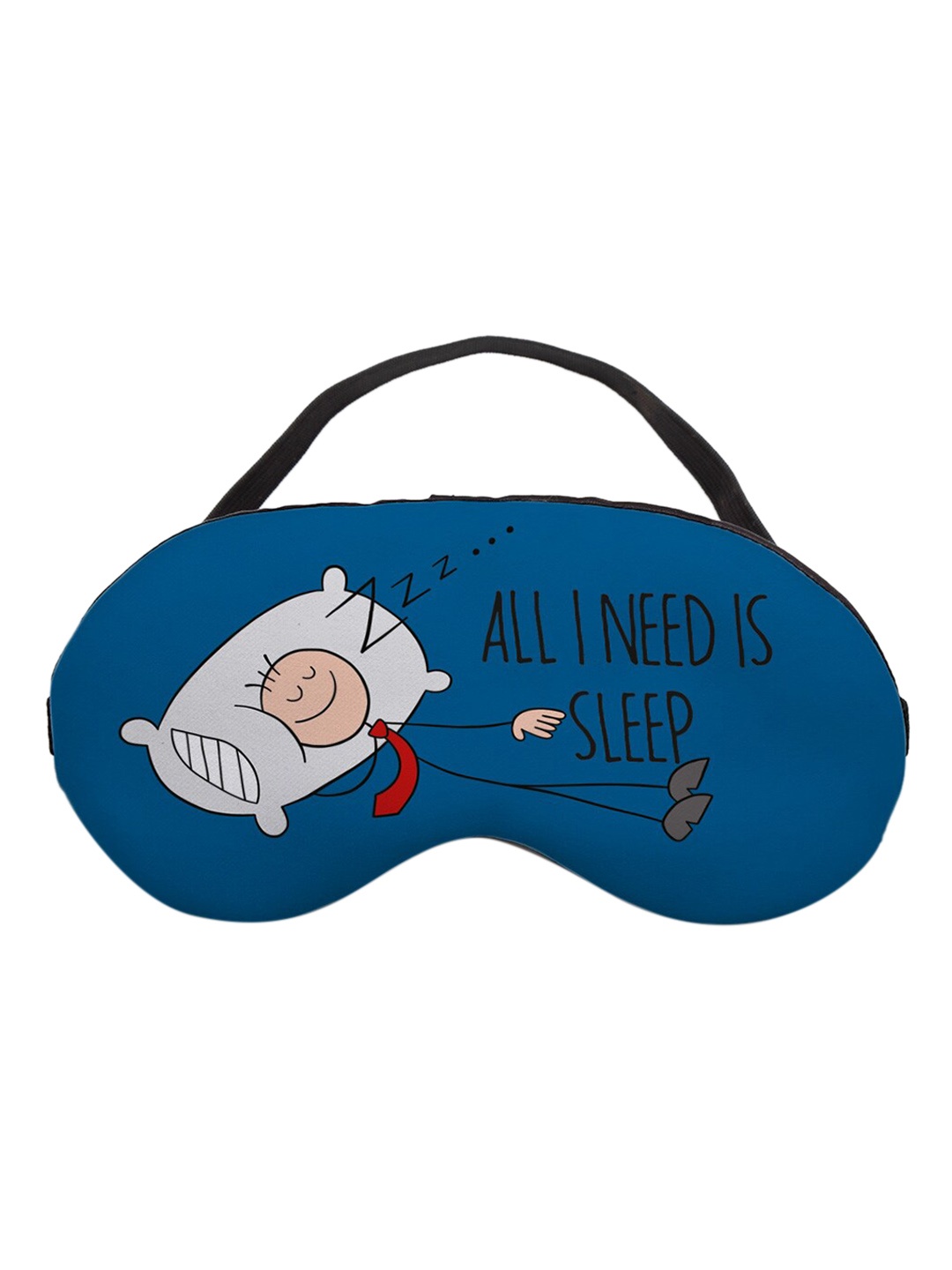 

Ferosh Men Multicoloured All i Need is Sleep Printed Eye Mask, Multi