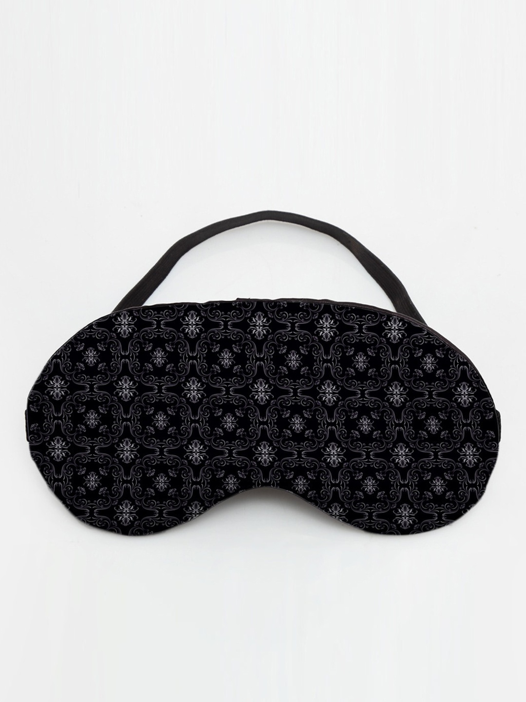 

Ferosh Men Black & White Printed Eye Mask