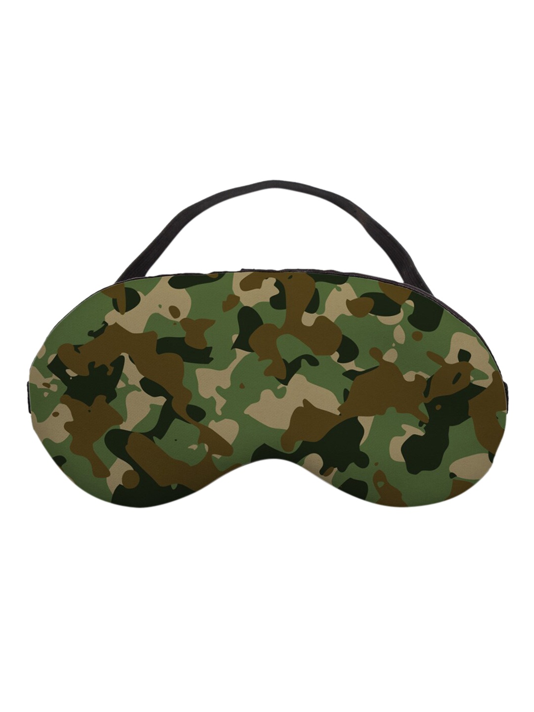 

Ferosh Green Camouflage Pattern Eye Mask