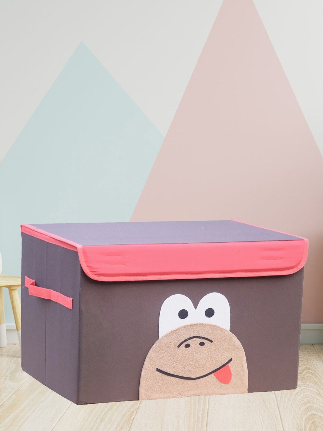 

Kids Clan Unisex Kids Brown Wooden Storage Box With Lid