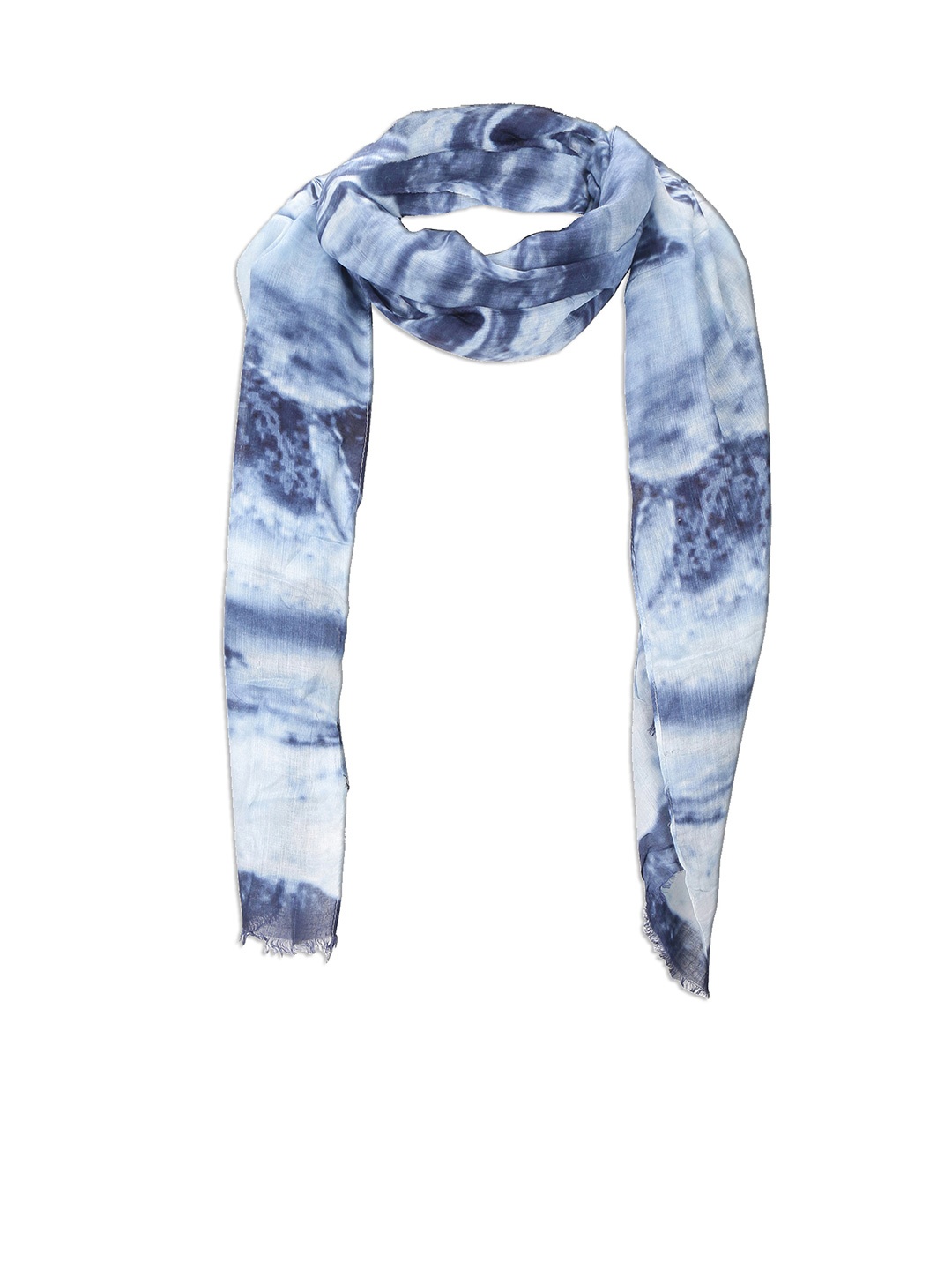 

Cloth Haus India Women Sea Green & White Scarf