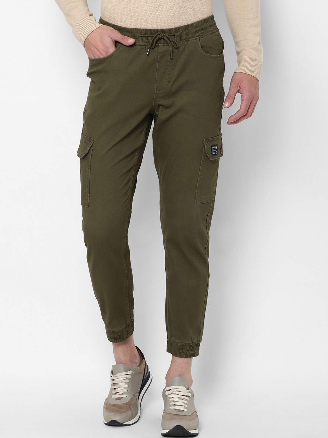 

Allen Solly Sport Men Olive Green Jogger