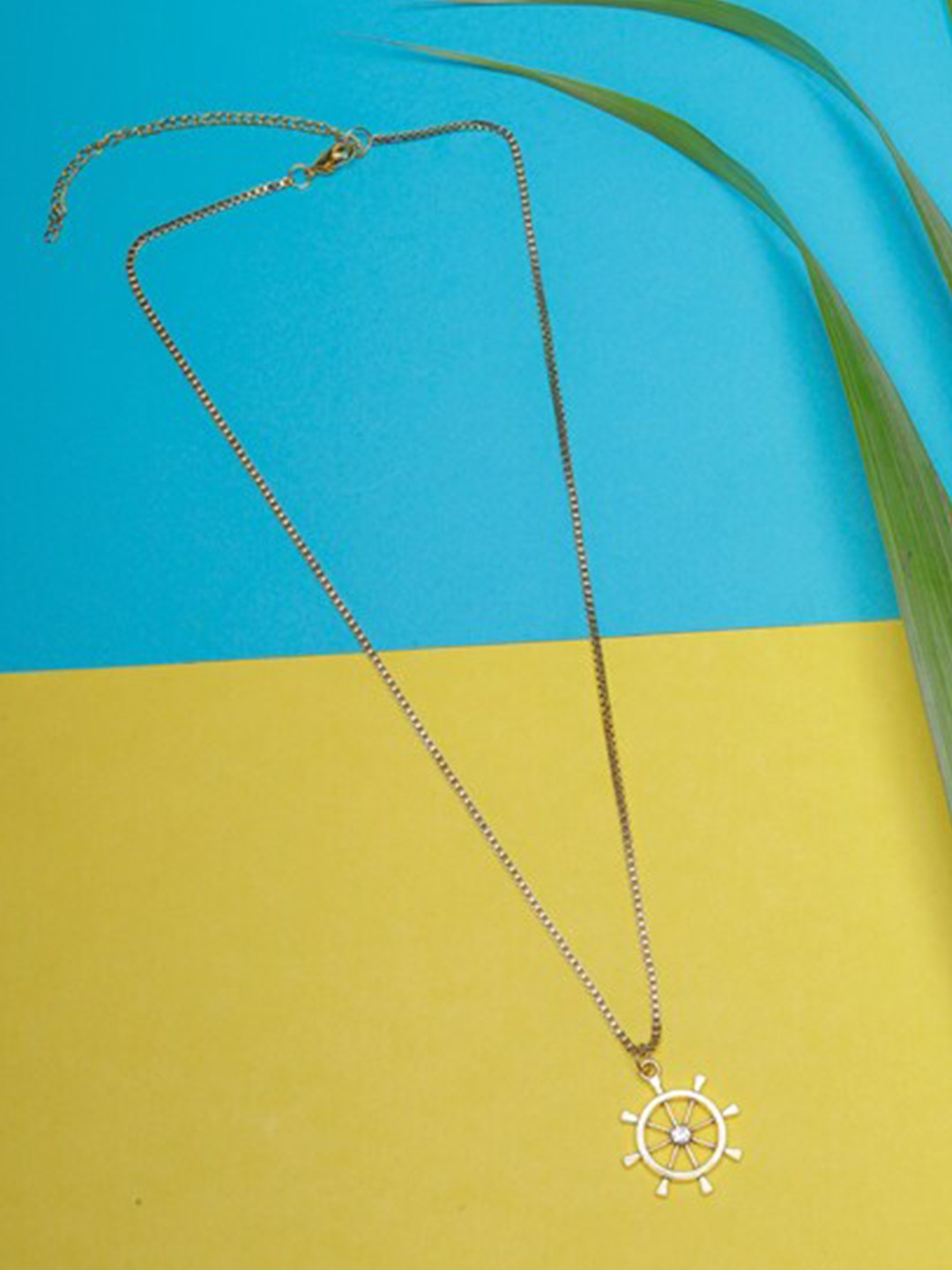 

DIVA WALK Women Rose Gold-Toned Pendent Necklace
