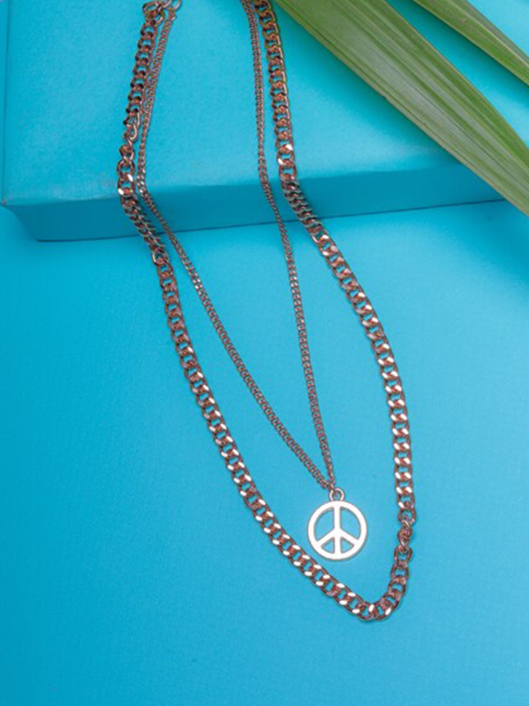 

DIVA WALK Rose Gold-Plated Brass Layered Necklace