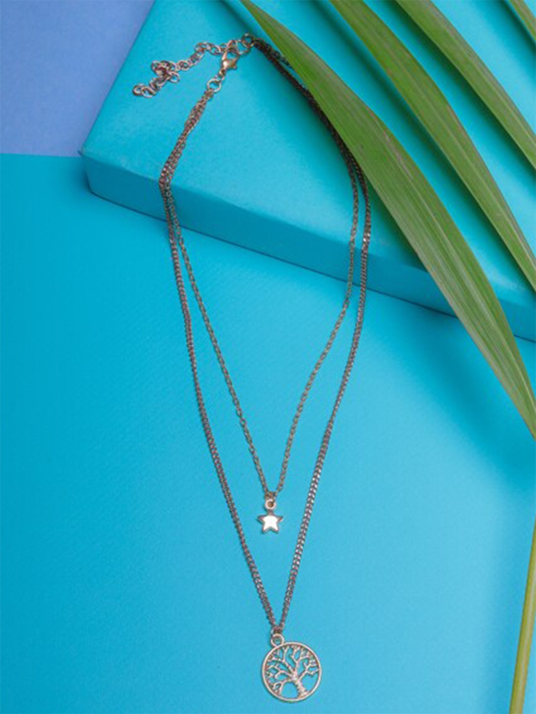 

DIVA WALK Rose Gold-Plated Brass Layered Necklace