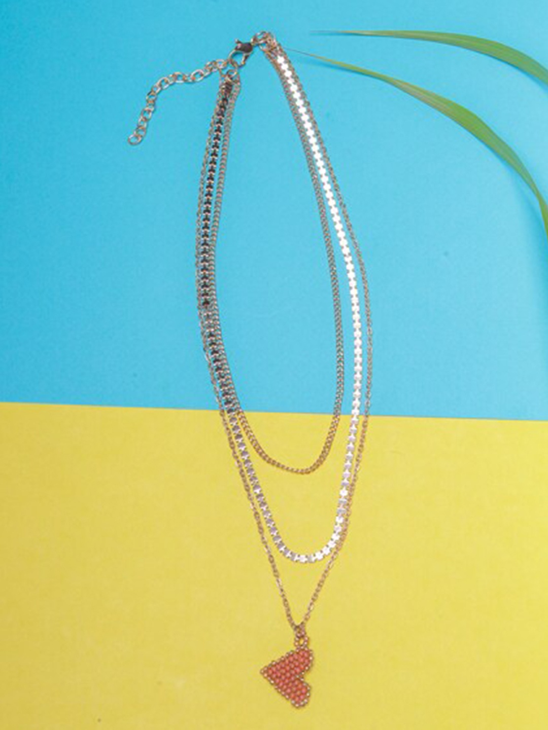 

DIVA WALK Rose Gold Brass Rose Gold-Plated Necklace