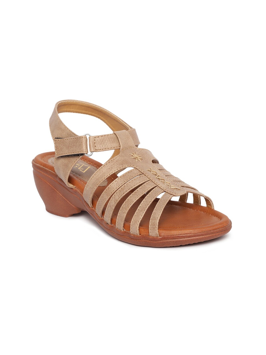

EVERLY Beige Wedge Heels