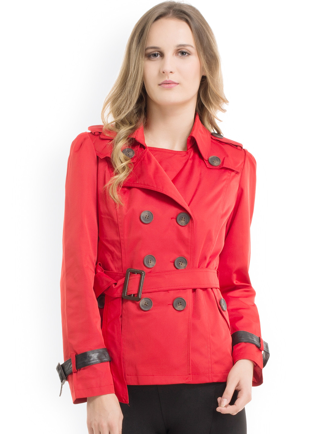 

Kazo Red Double-Breasted Overcoat
