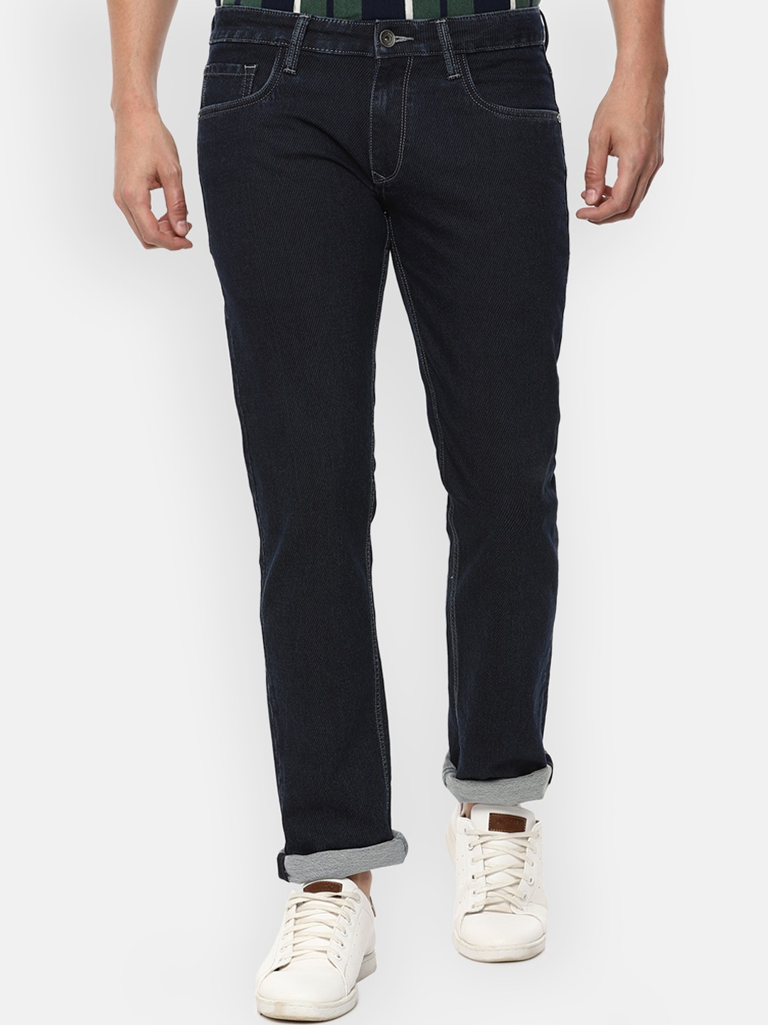 

Louis Philippe Jeans Men Navy Blue Slim Fit Jeans