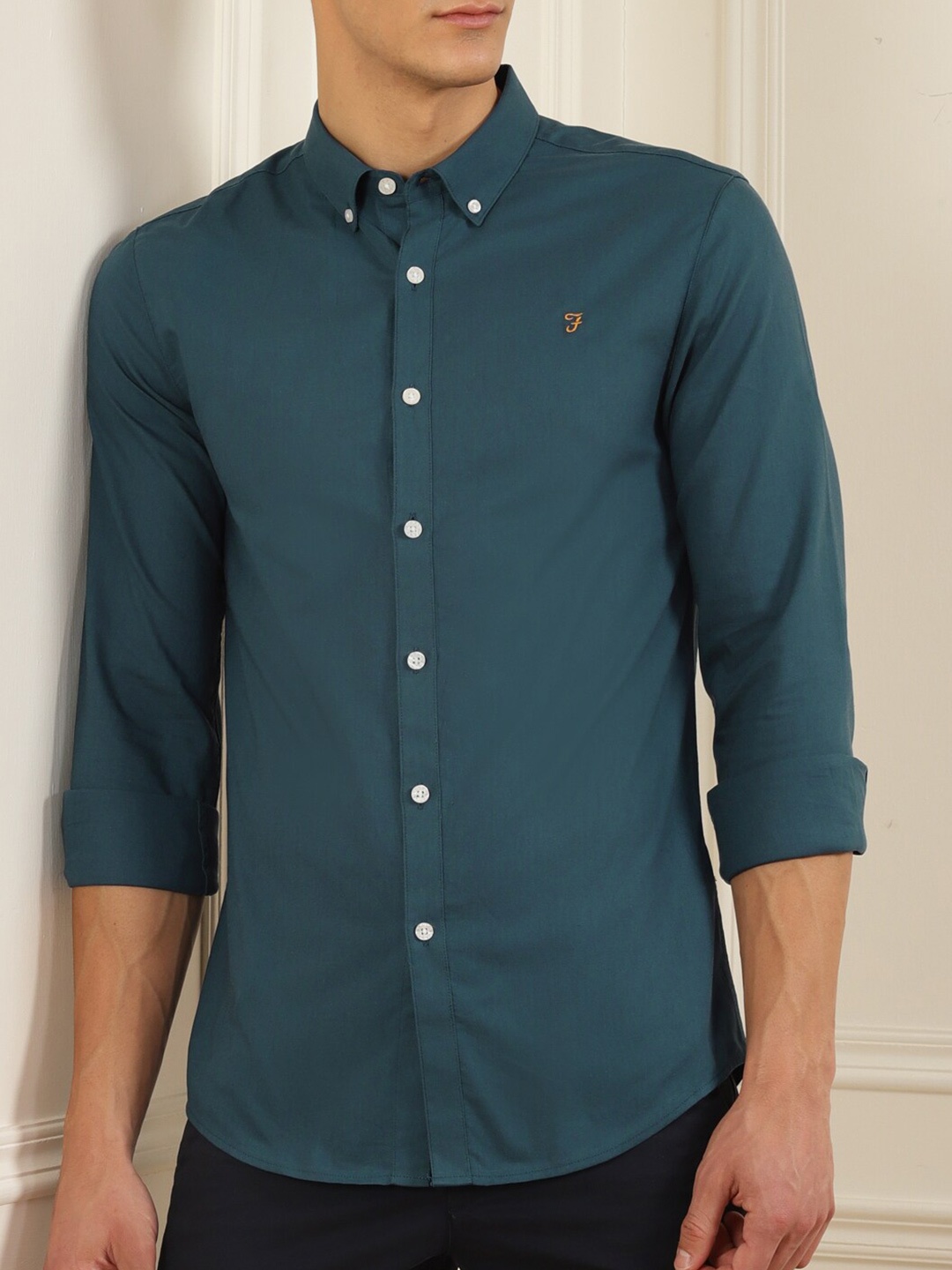 

Farah Men Blue Classic Cotton Casual Shirt