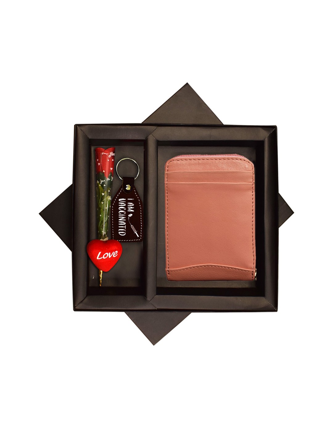 

ABYS Pink Leather Accessory Gift Set