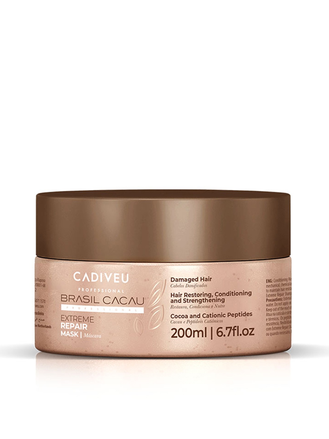 

CADIVEU Extreme Repair Hair Mask 200 ml, Transparent