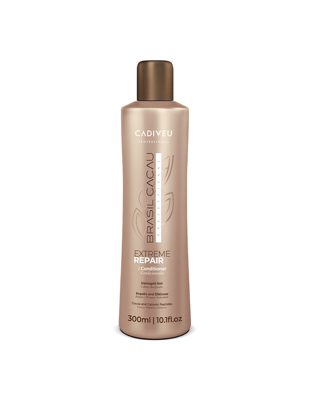 

CADIVEU Extreme Repair Conditioner for Damaged Hair - 300 ml, Bronze