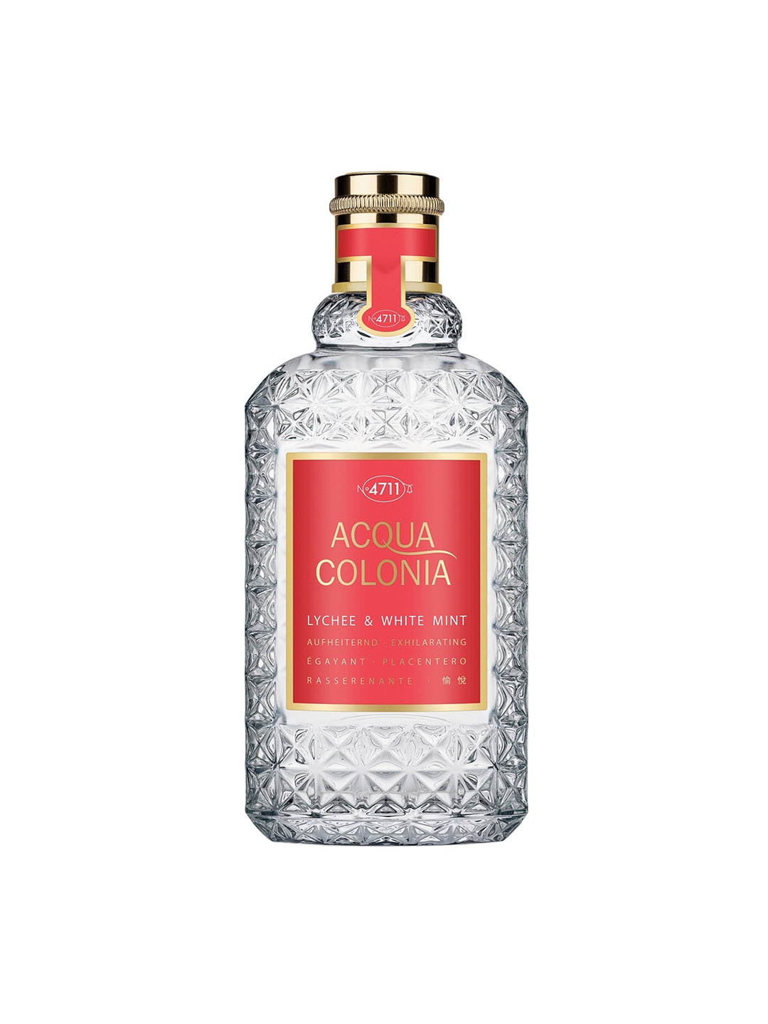 

4711 ACQUA COLONIA Lychee & White Mint Eau de Cologne - 170 ml, Red