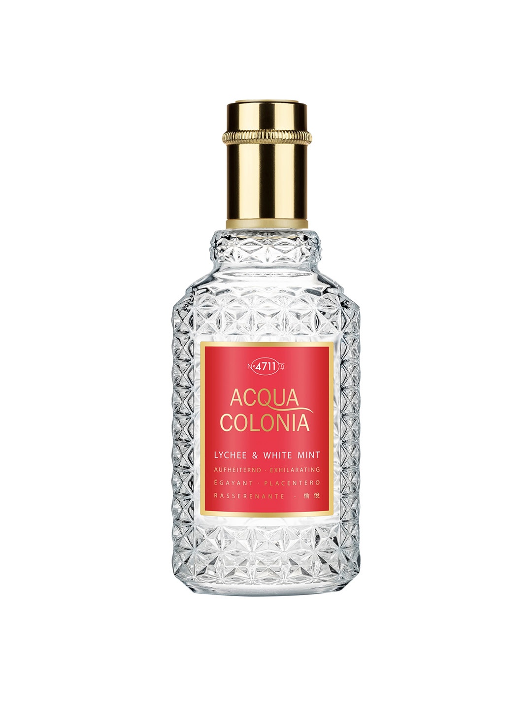 

4711 ACQUA COLONIA Lychee & White Mint Eau de Cologne - - 50 ml, Red