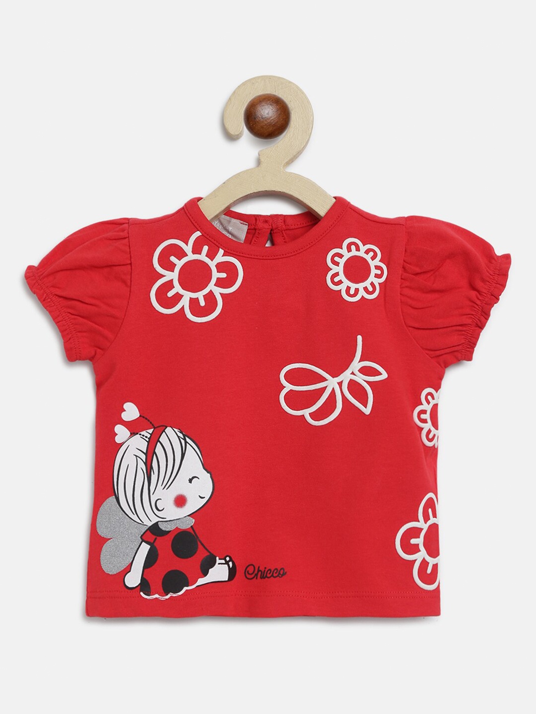 

Chicco Girls Red Print Top