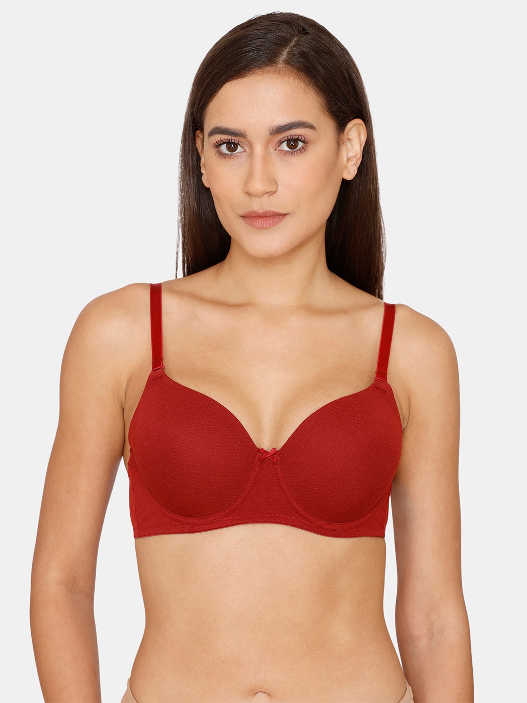 

Zivame Maroon Lightly Padded Bra