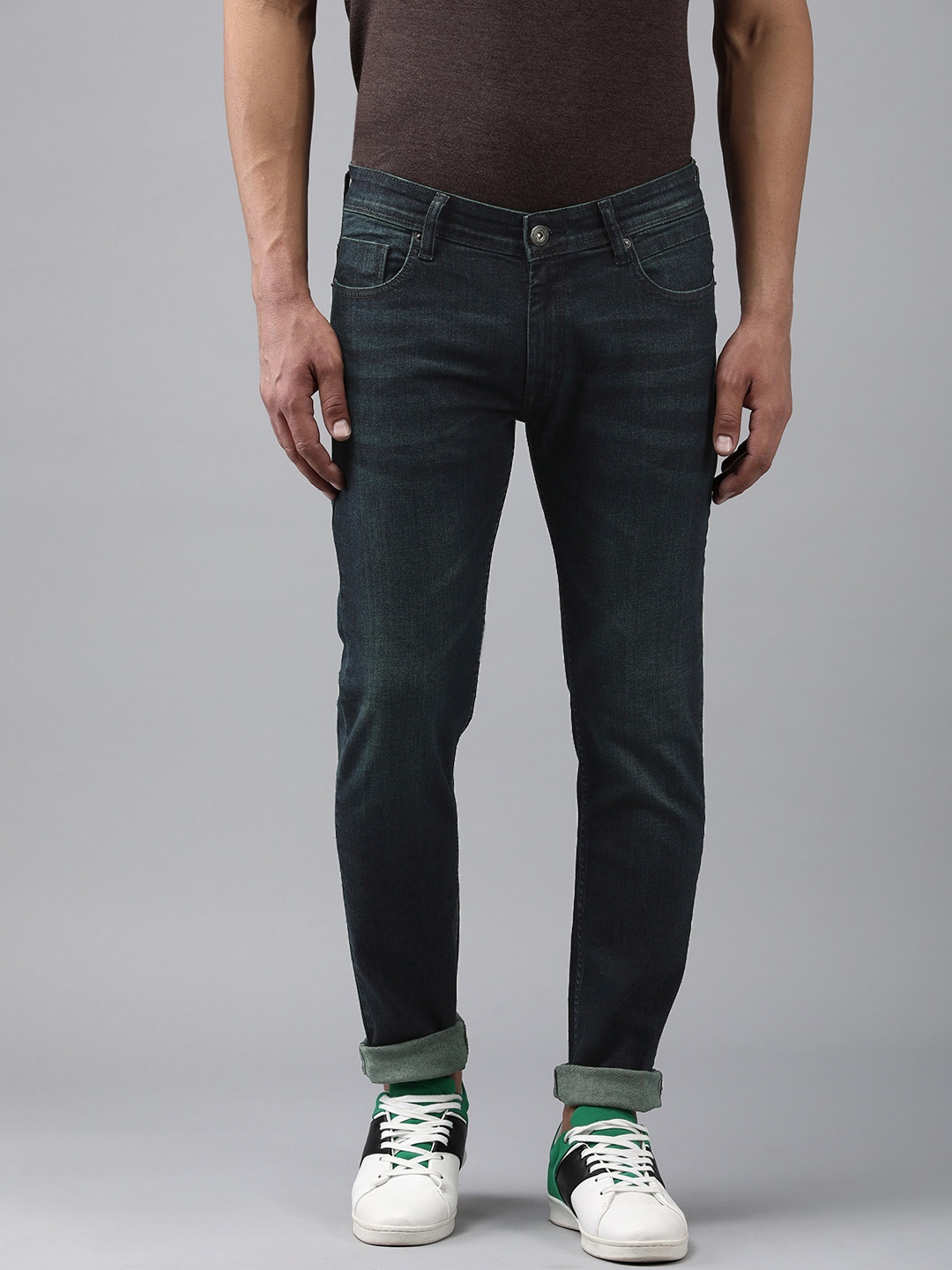 

BEAT LONDON by PEPE JEANS Men Blue Tapered Fit Low-Rise Stretchable Jeans