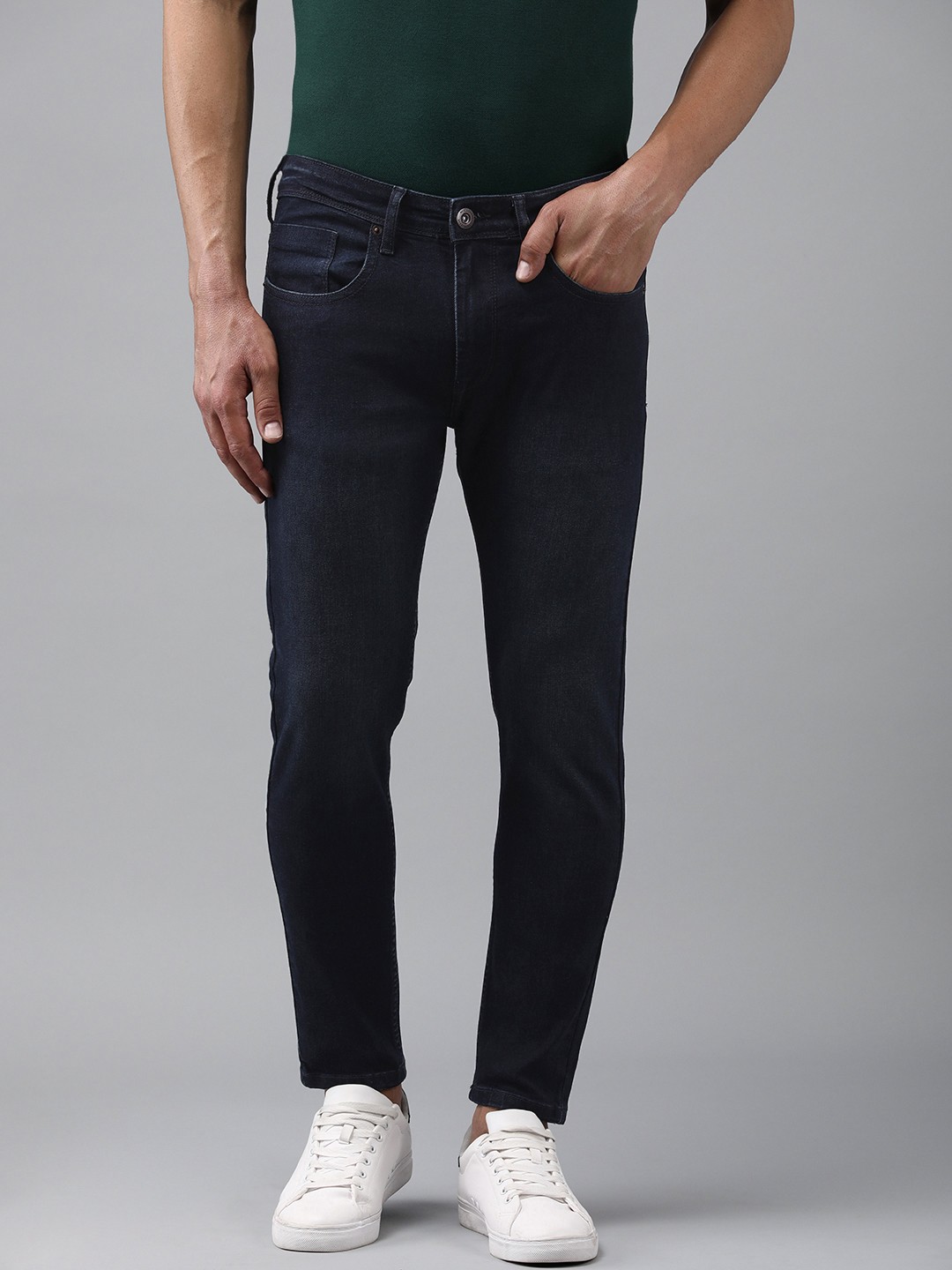 

BEAT LONDON by PEPE JEANS Men Dark Tint Skin Tight Skinny Fit Stretchable Jeans, Blue