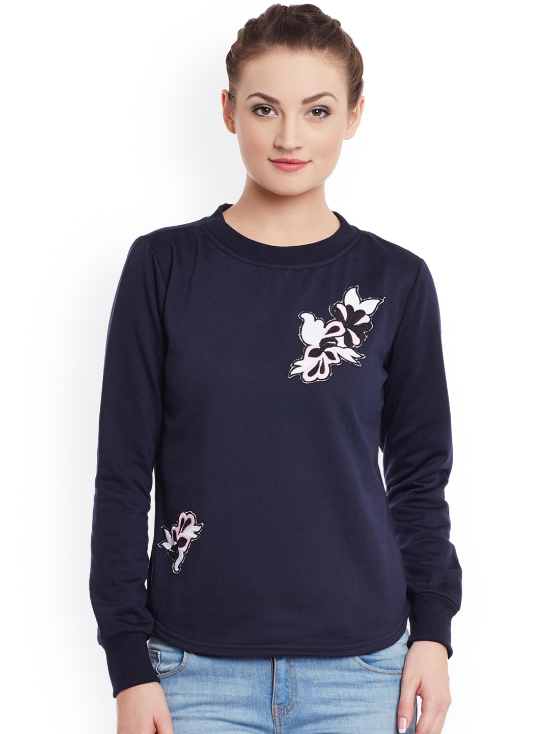 

Belle Fille Navy Sweatshirt, Navy blue