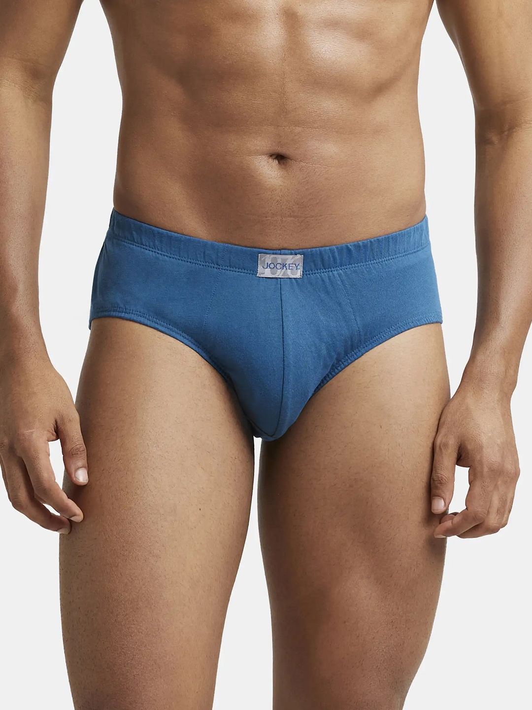 

Jockey Combed Cotton Brief with Ultrasoft Concealed Waistband-8035, Teal