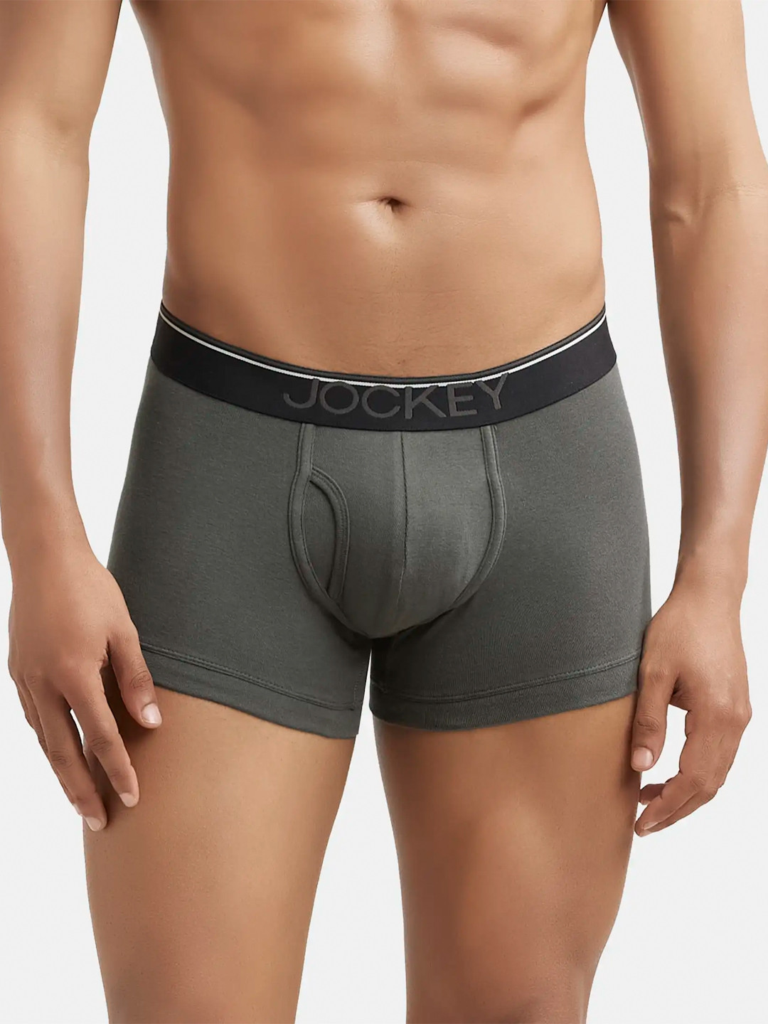 

Jockey Men Pure Cotton Trunk MC08-0105, Olive