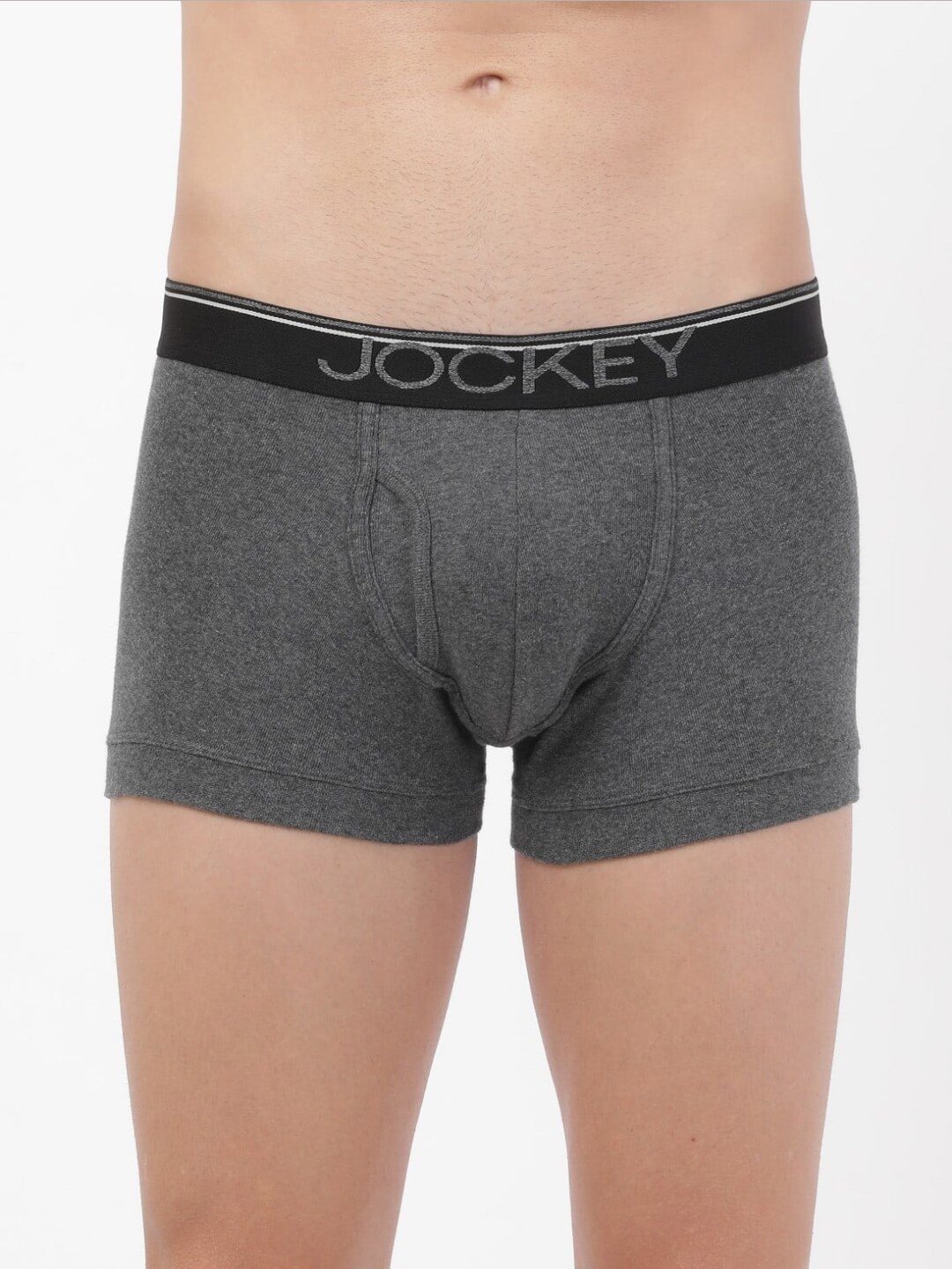 

Jockey Men Super Combed Cotton Ultrasoft Trunks MC08, Grey