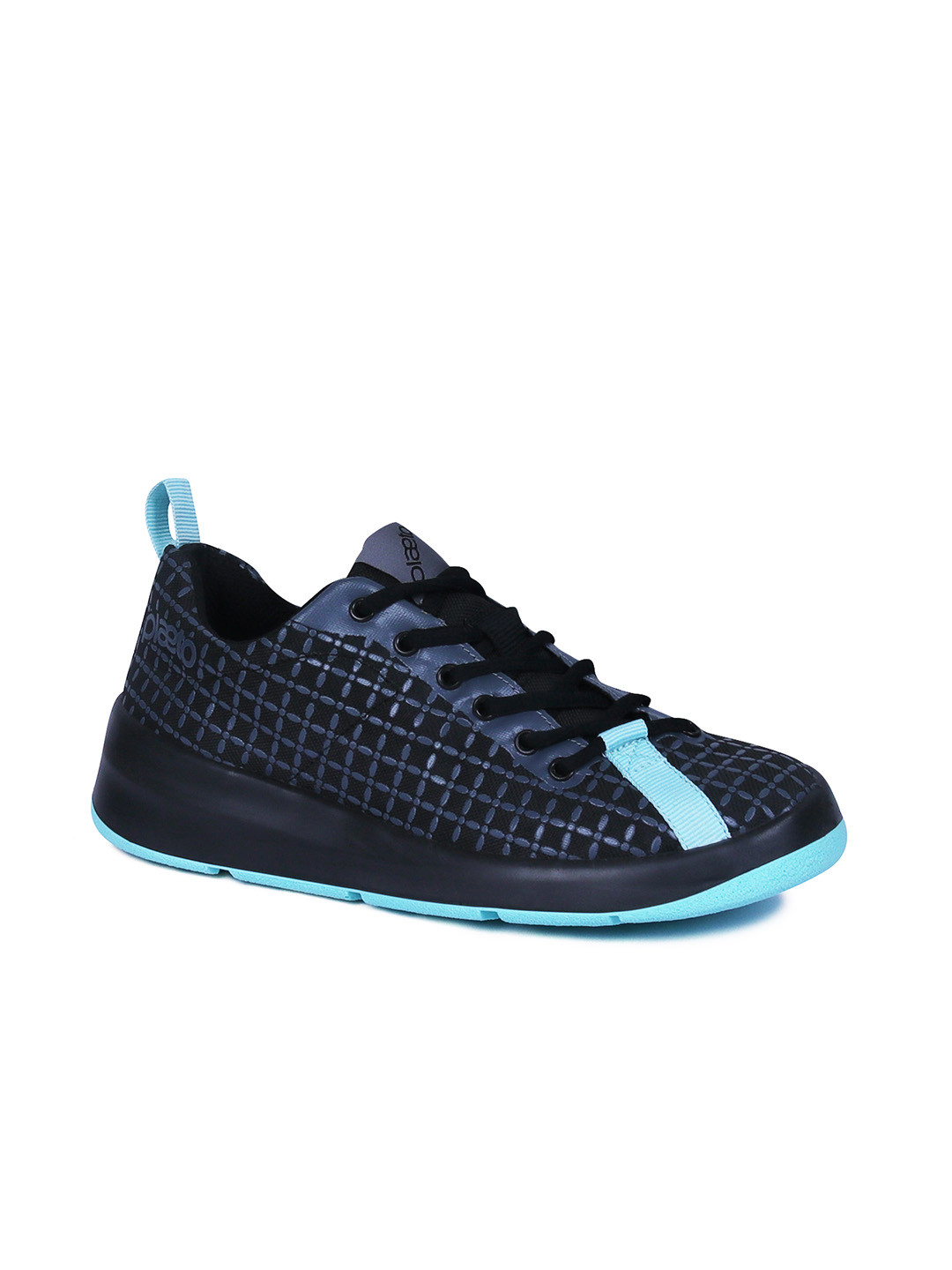 

plaeto Women Riff Non-Marking Multiplay Sports Shoes, Black