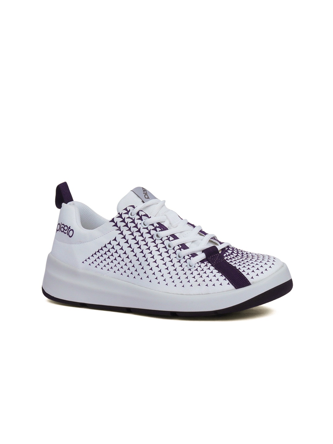 

plaeto Women Starblast Non-Marking Multiplay Sports Shoes, White
