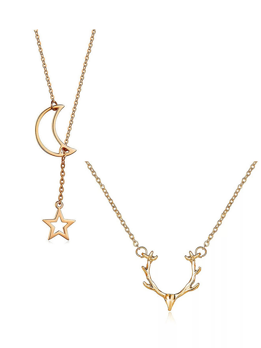 

Vembley Set of 2 Gold-Plated Necklaces