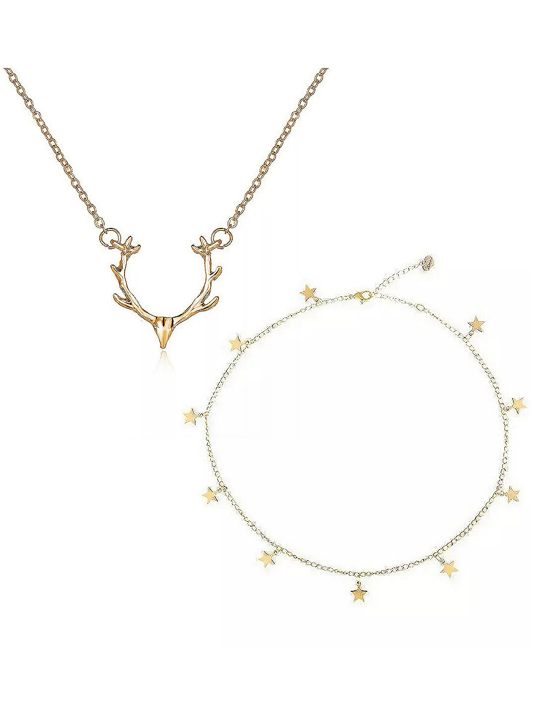 

Vembley Set of 2 Gold-Plated Necklaces