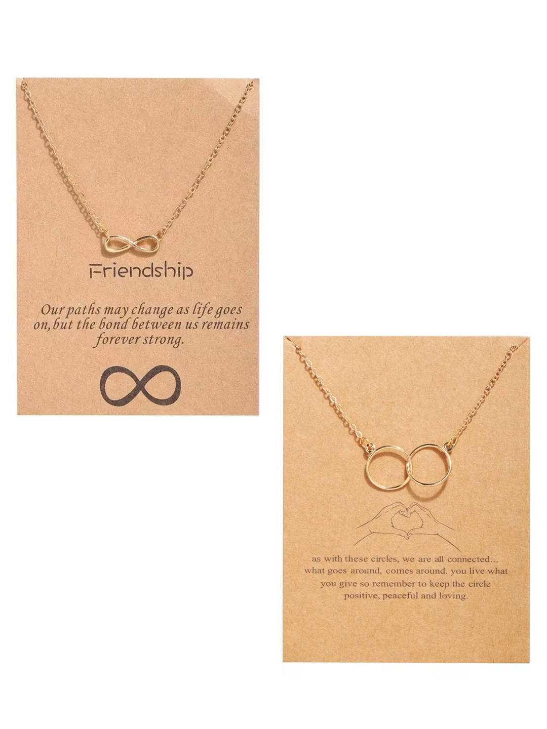 

Vembley Set Of 2 Gold-Plated Necklaces