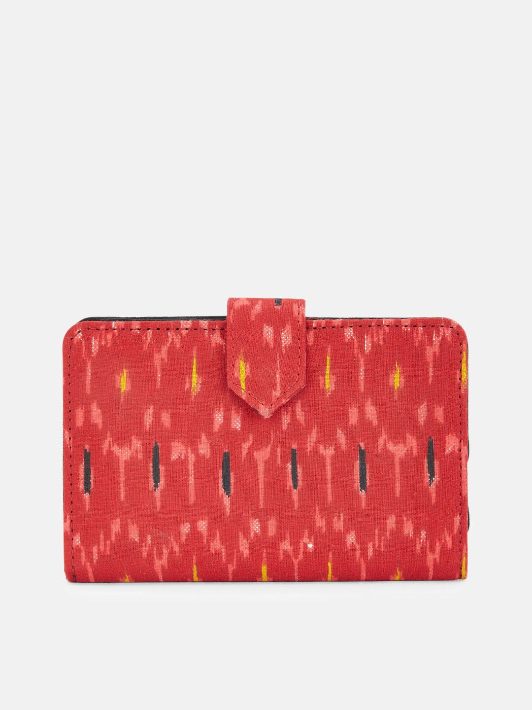 

Forever Glam by Pantaloons Women Red & Yellow Printed Passport Cover