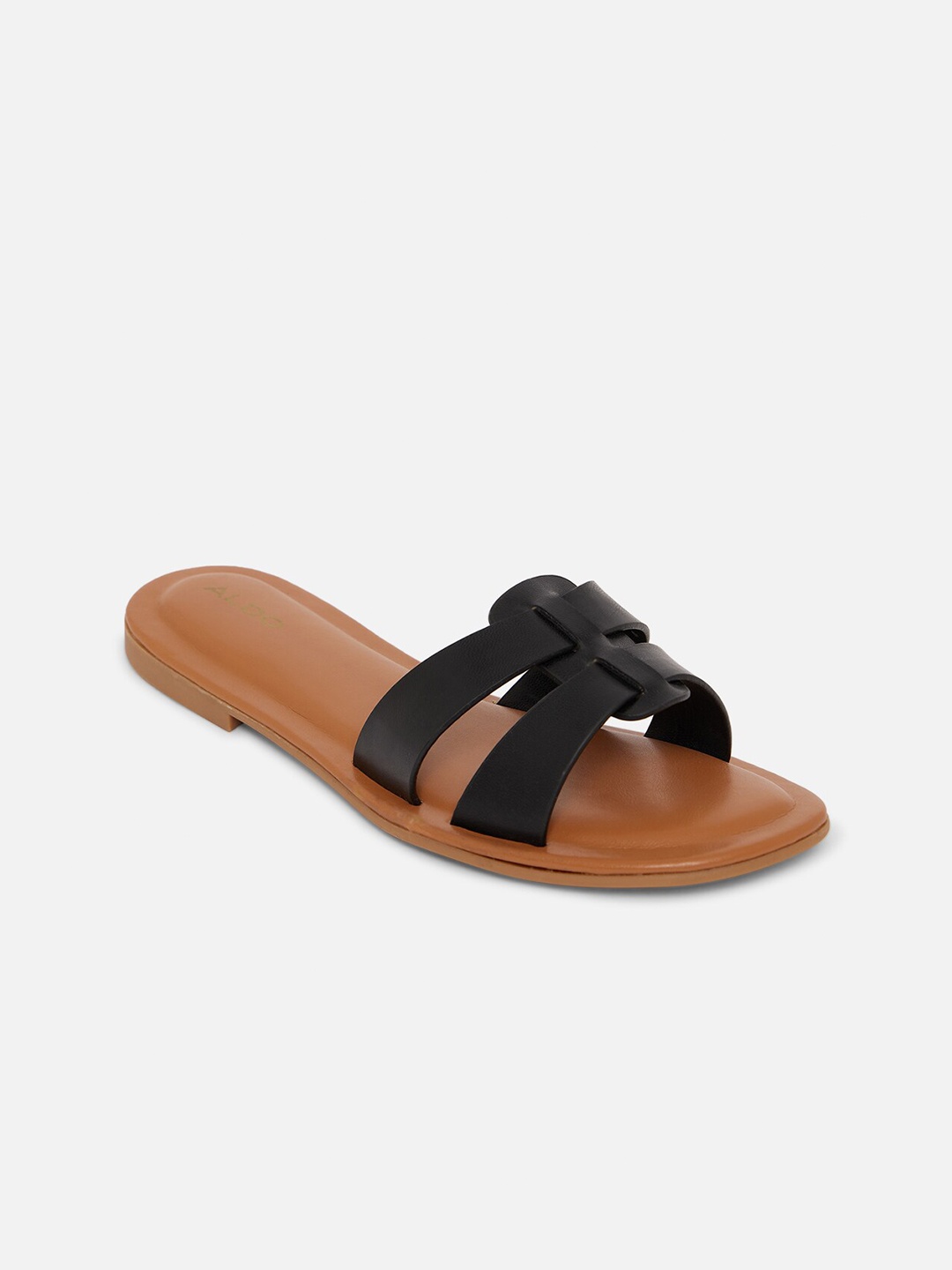 

ALDO Women Black Open Toe Flats