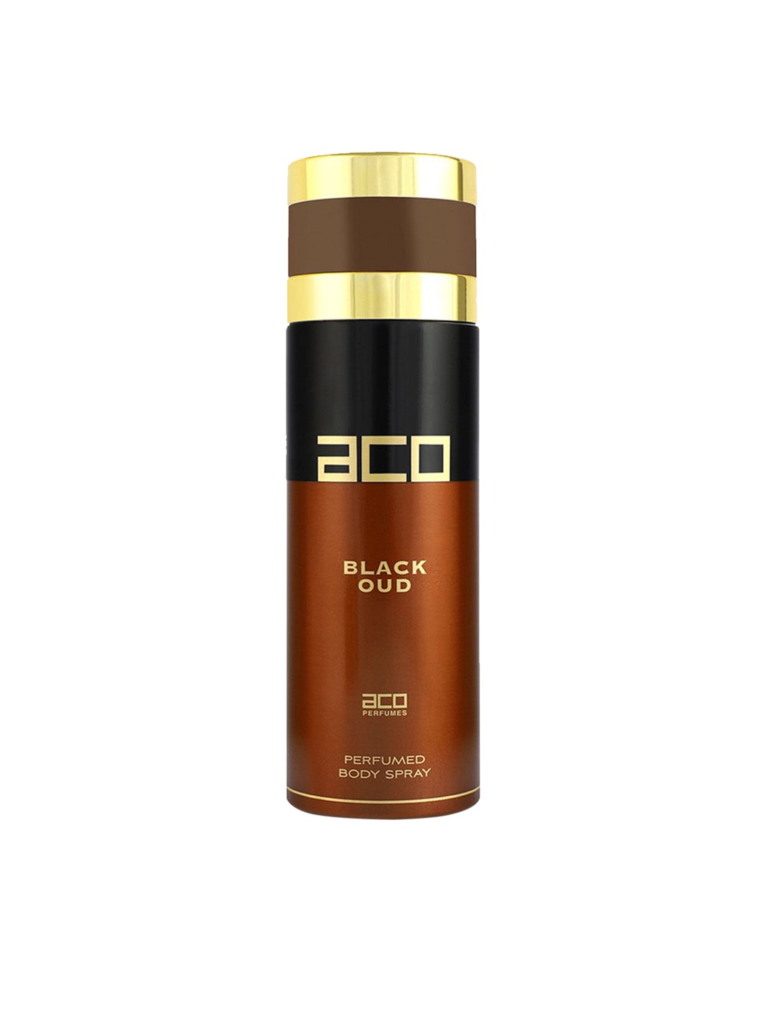 

aco PERFUMES Men Black Oud Deodorant - 200 ml, Brown