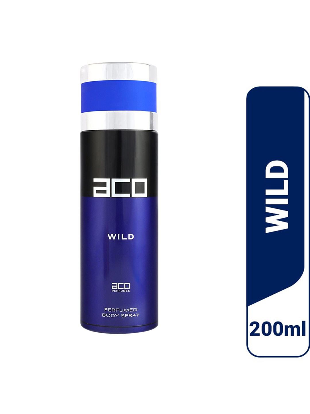 

aco PERFUMES Men Wild Deodorant - 200 ml, Blue