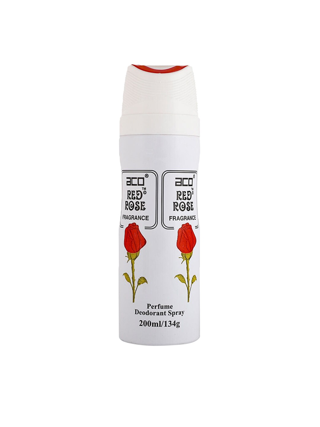 

aco PERFUMES Women Red Rose Deodorant - 200 ml, White